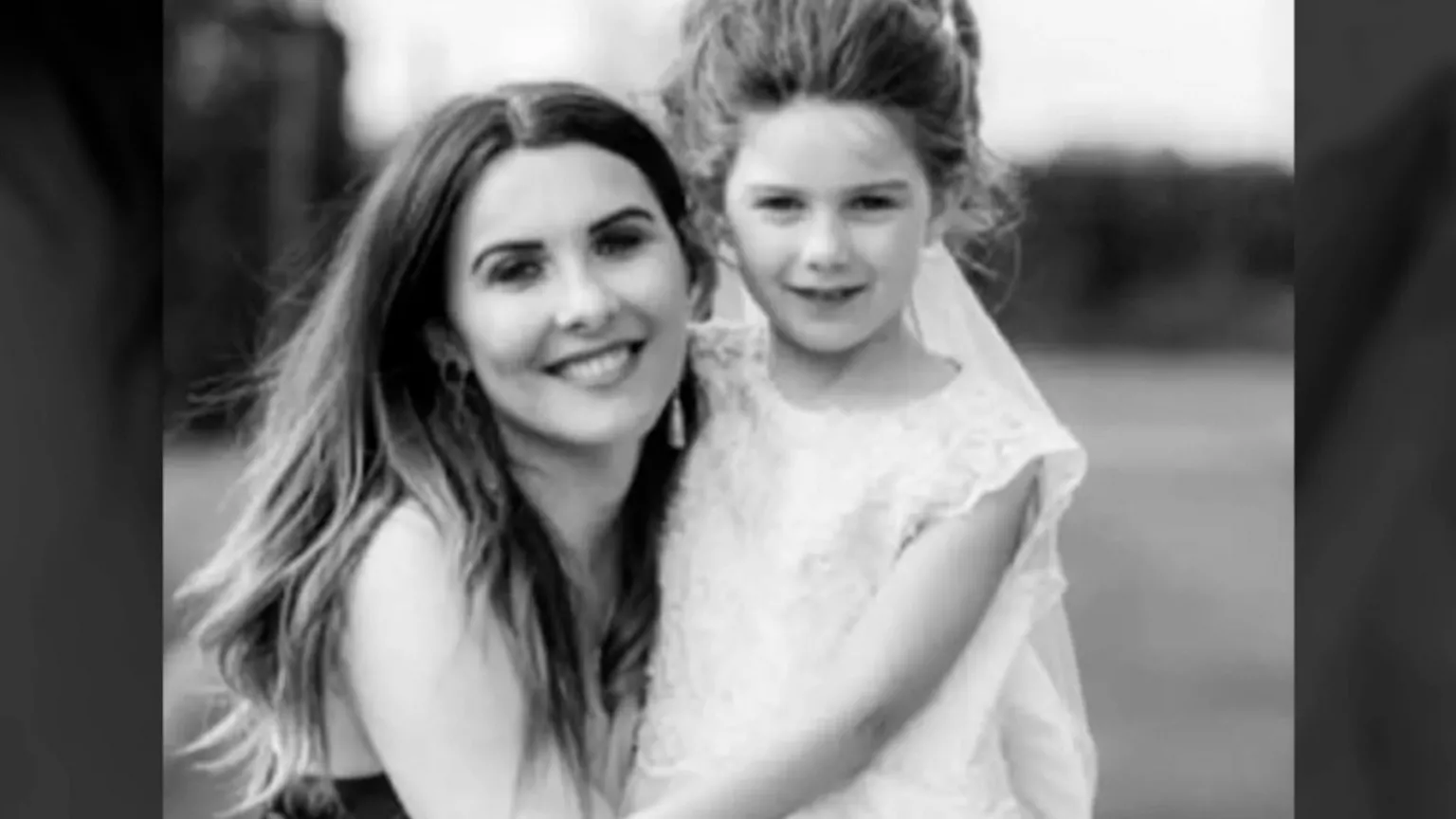 McGinn family A black and white image of a woman and a young girl.