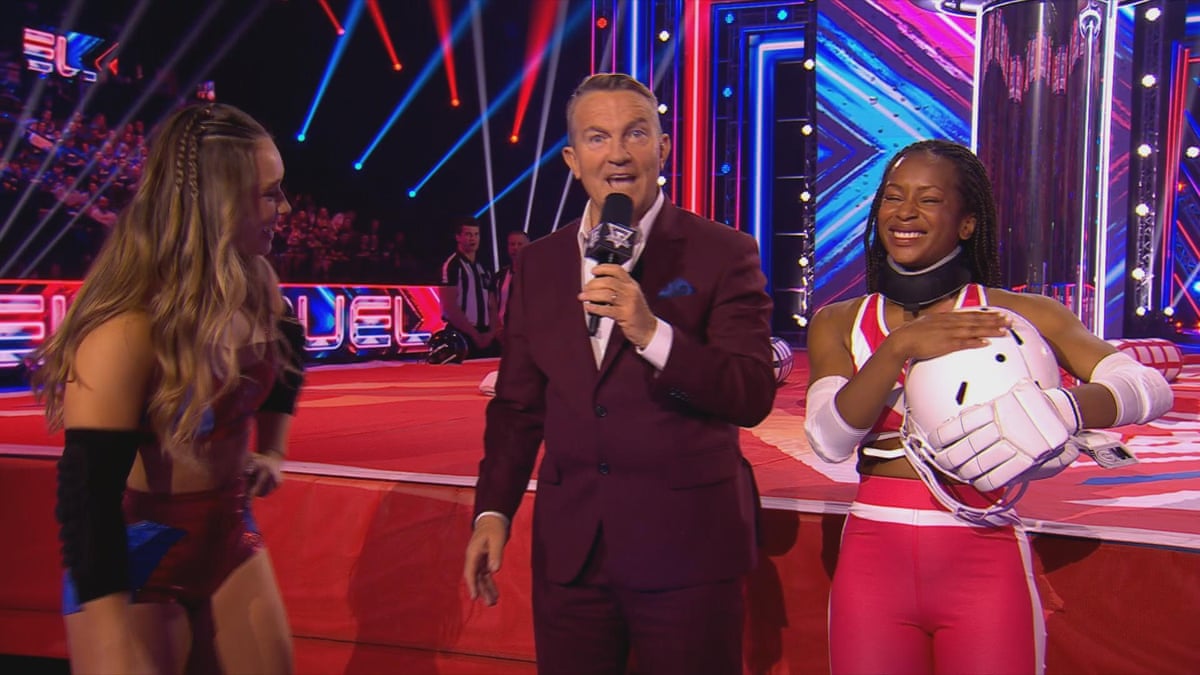 Bradley Walsh hosts Gladiators.