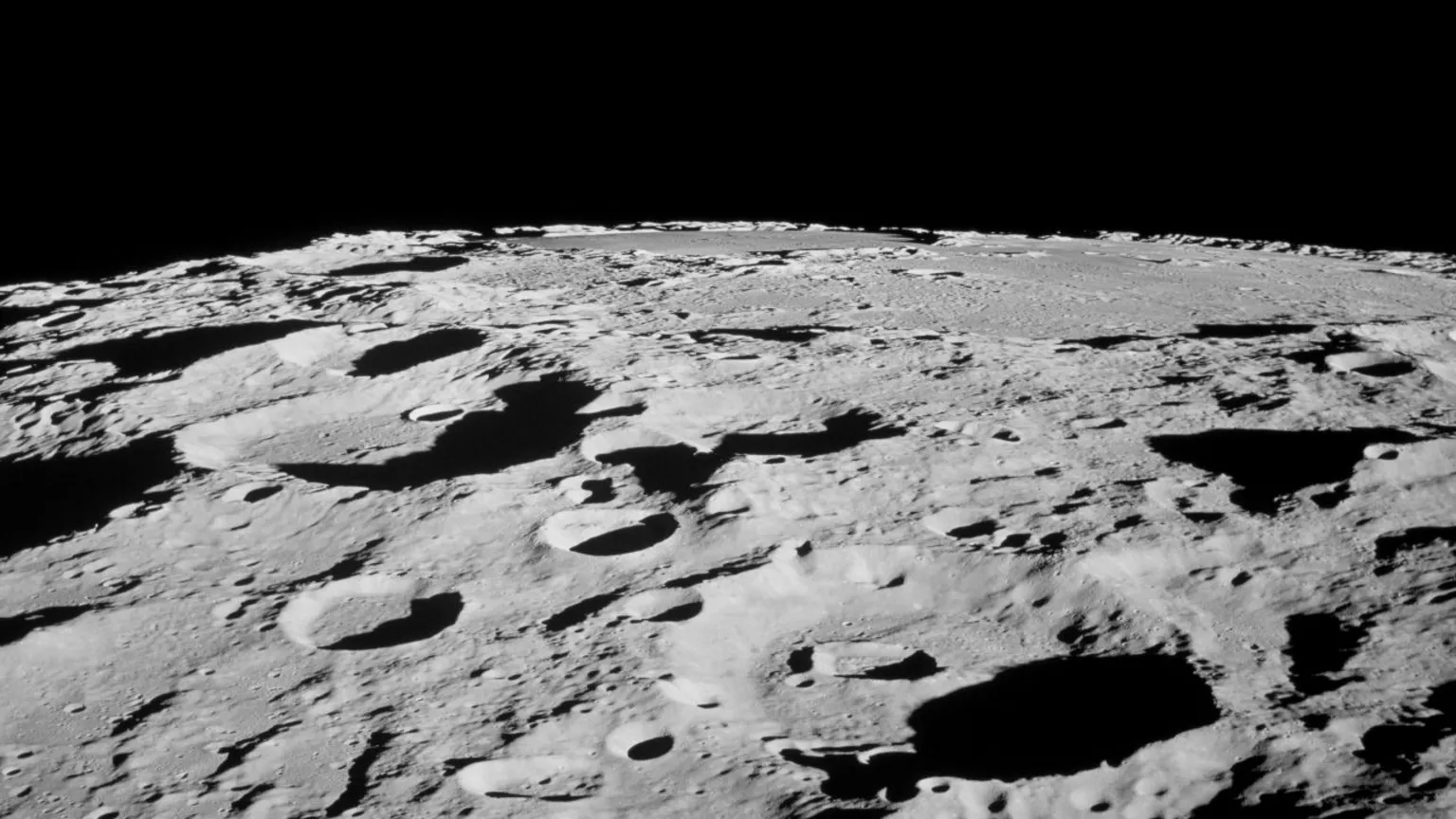NASA Up-close views of impact craters on the Moon's surface