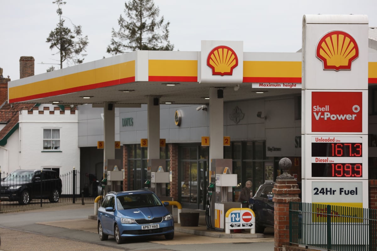A Shell garage