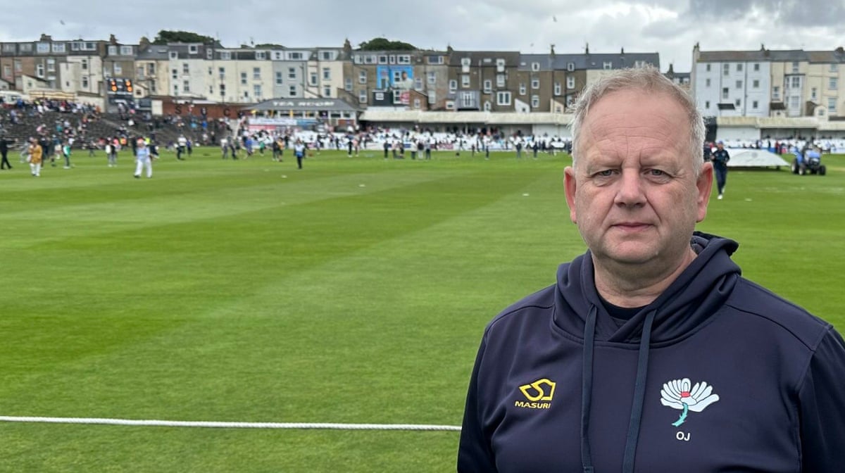 Volunteer manager of Yorkshire’s disability team Owen Jervis at Headingley.