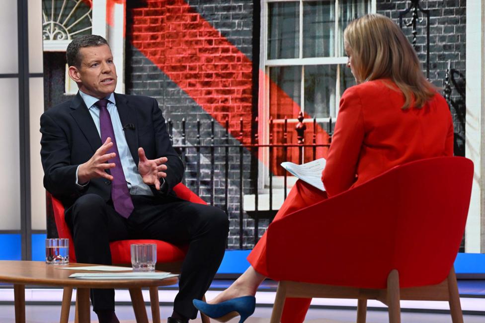 Rhun ap Iorwerth yn cael ei holi gan Laura Kuenssberg