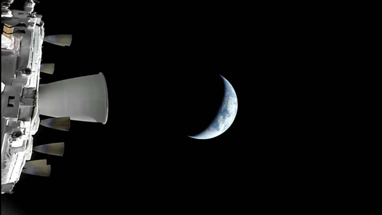 NASA A view of Earth from Orion spacecraft