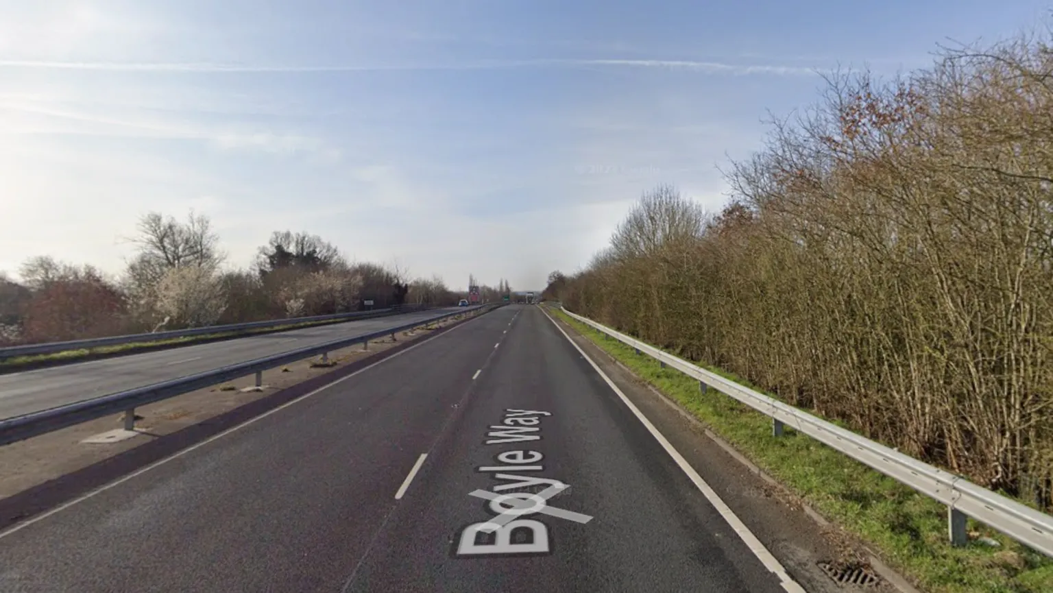 Google A stretch of road. 