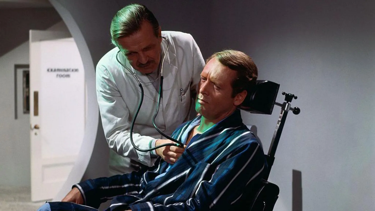  In an episode of The Prisoner, the title character played by Patrick McGoohan, and known only as 