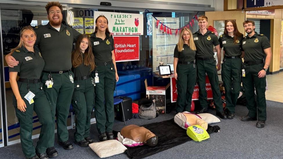 Myfyrwyr parafeddygol