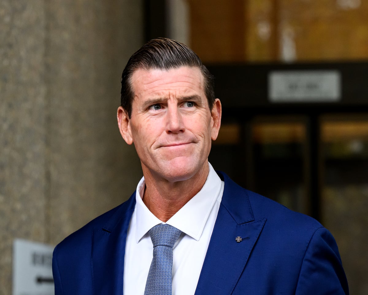 Ben Roberts-Smith outside the federal court in May.