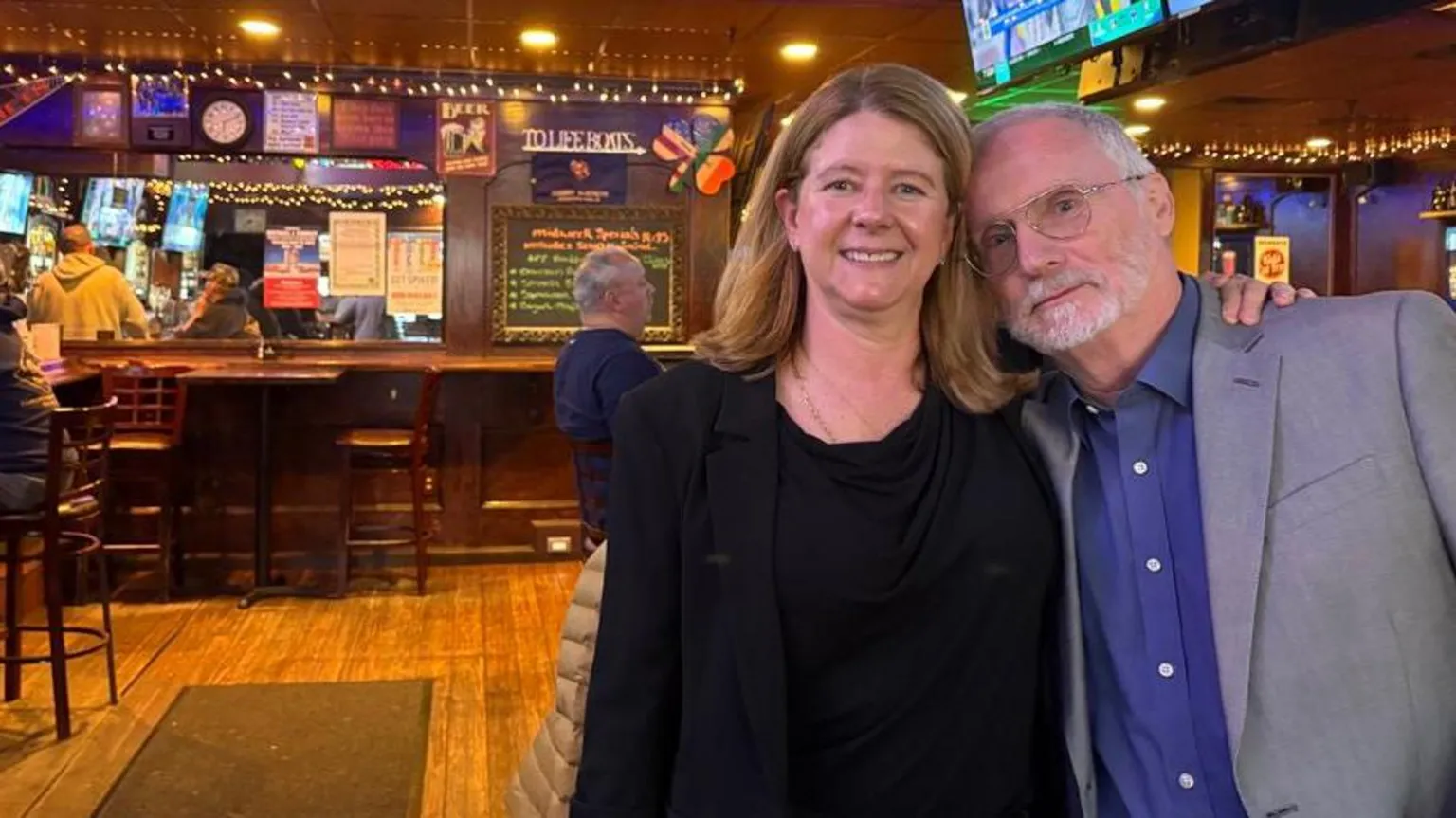 Sandra Symon and Tim Omara