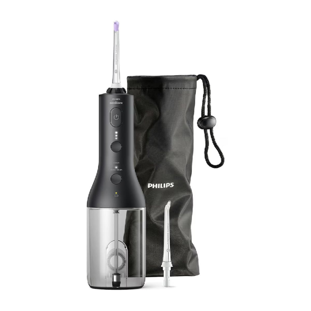 Philips Sonicare Cordless 3000 water flosser.