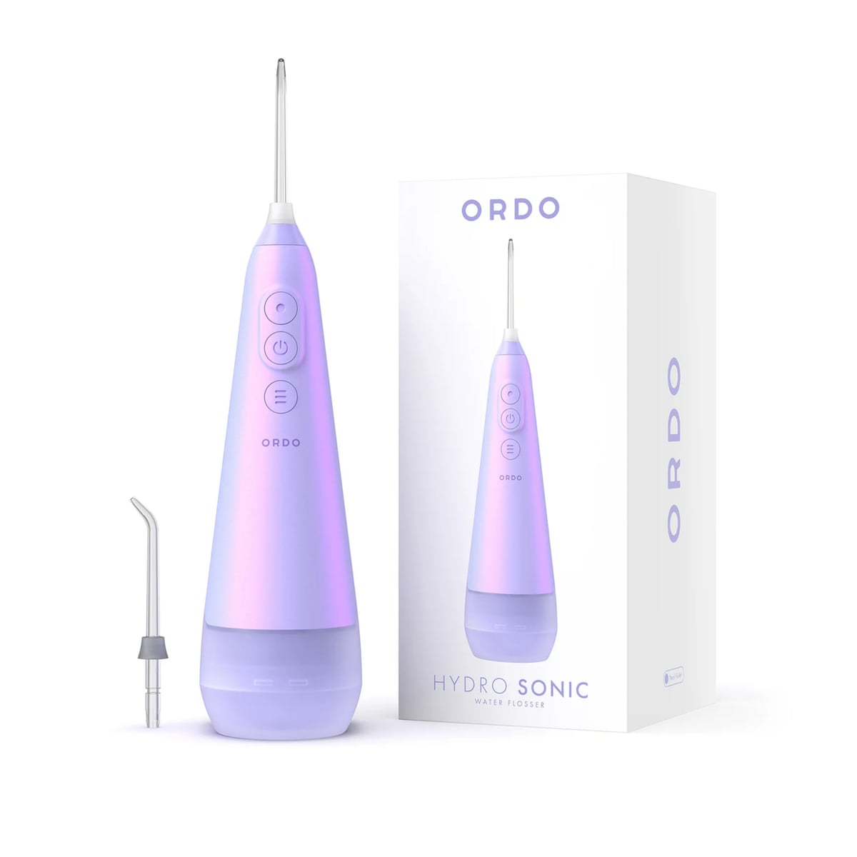 Ordo Hydro Sonic Water Flosser in Pearl Violet.