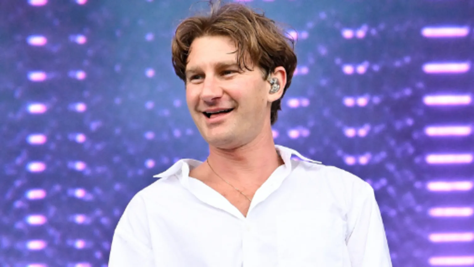  Dave Bayley of Glass Animals performs on day three of Outside Lands Festival at Golden Gate Park on August 10, 2025 in San Francisco, California.