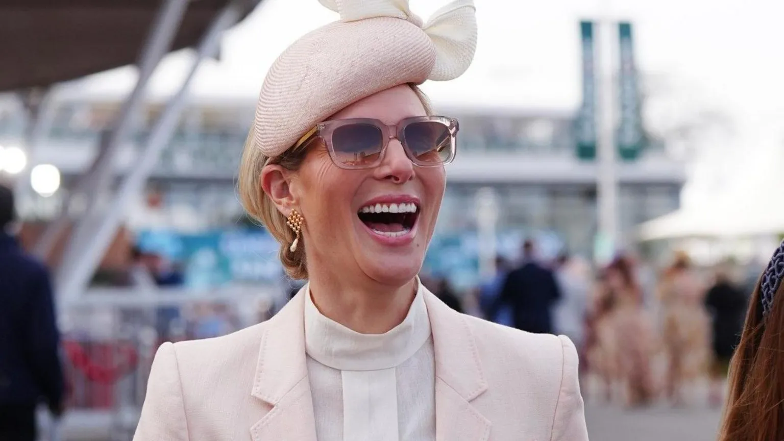  Zara Tindall on Ladies Day of the Randox Grand National Festival 2026 at Aintree Racecourse