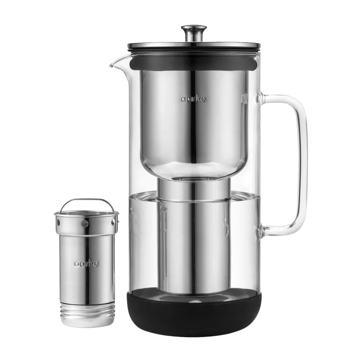 Aarke Purifier Water Filter Glass Pitcher