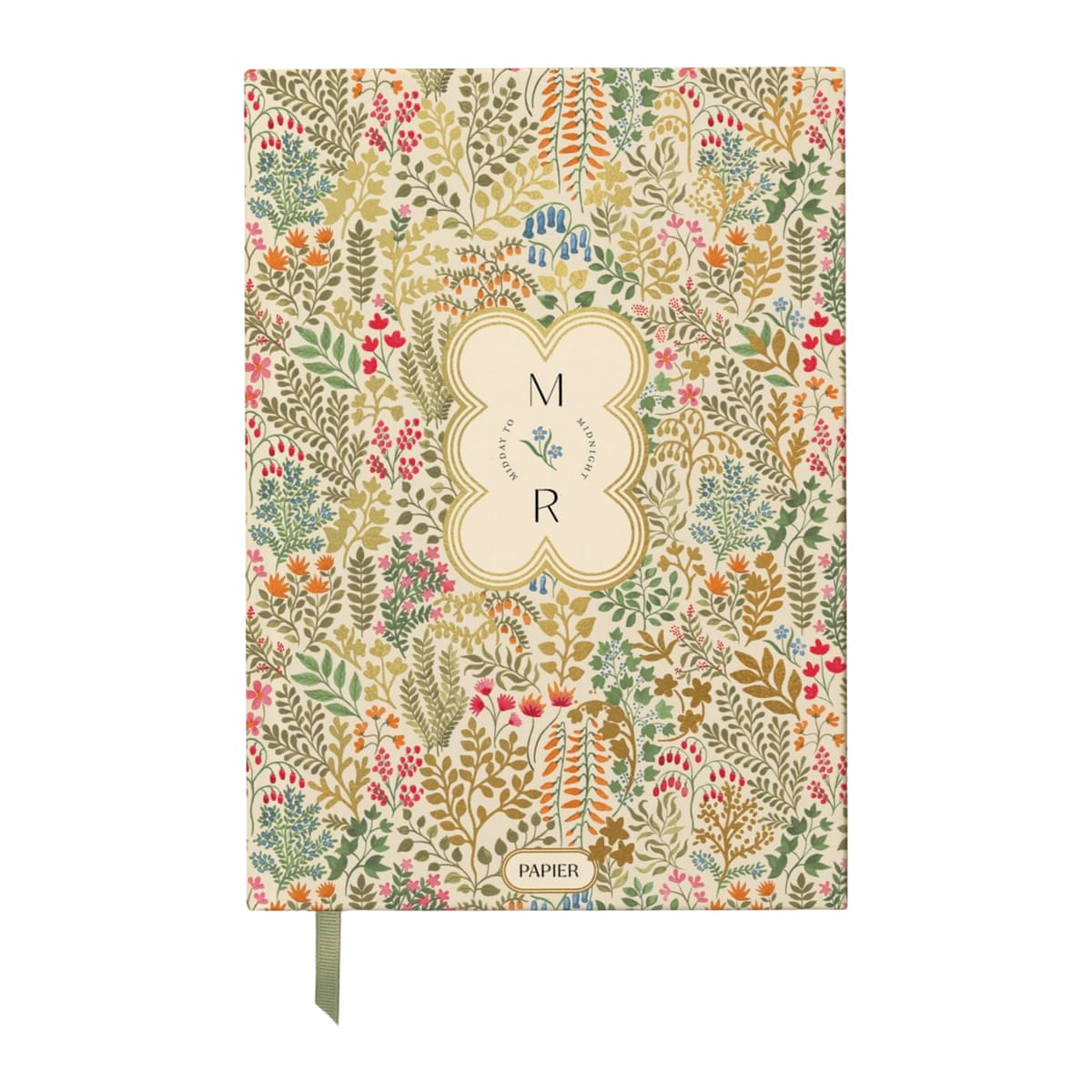 Papier Fairy Fields Foiled Hardback Lined notebook