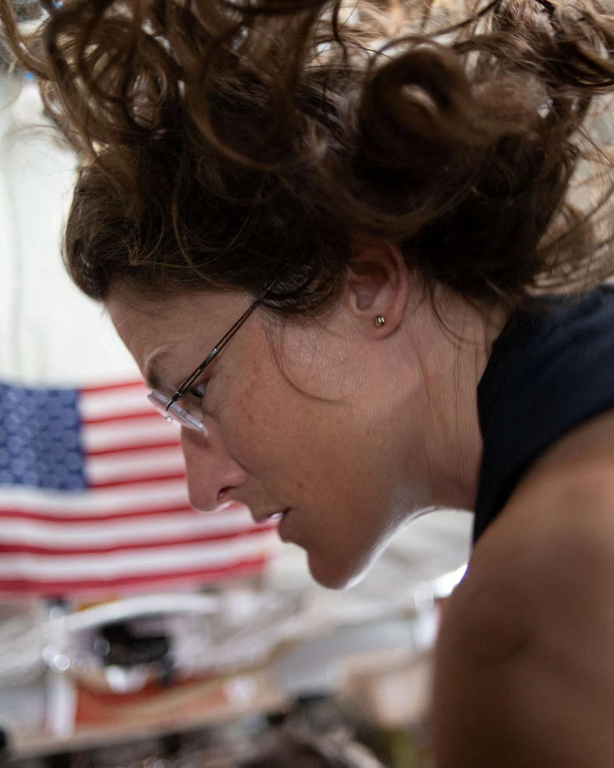 Christina Koch, the first woman to fly to the moon.