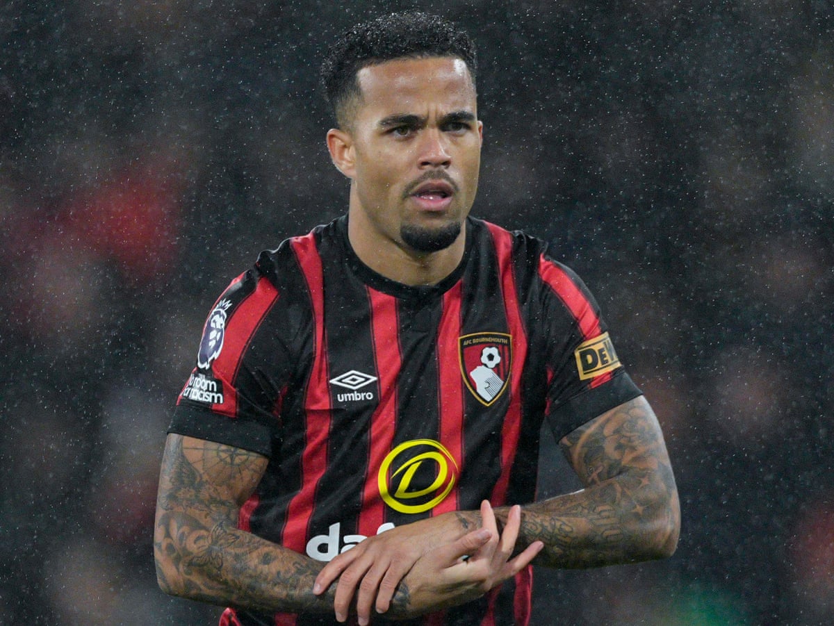 Justin Kluivert is recovering from knee surgery that has kept him out of action since Bournemouth’s last game against Arsenal in January.