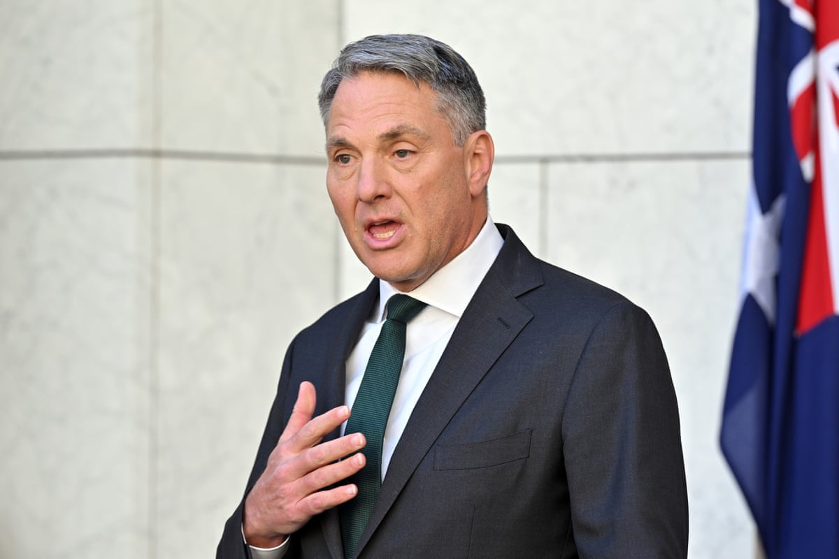 The defence minister, Richard Marles.