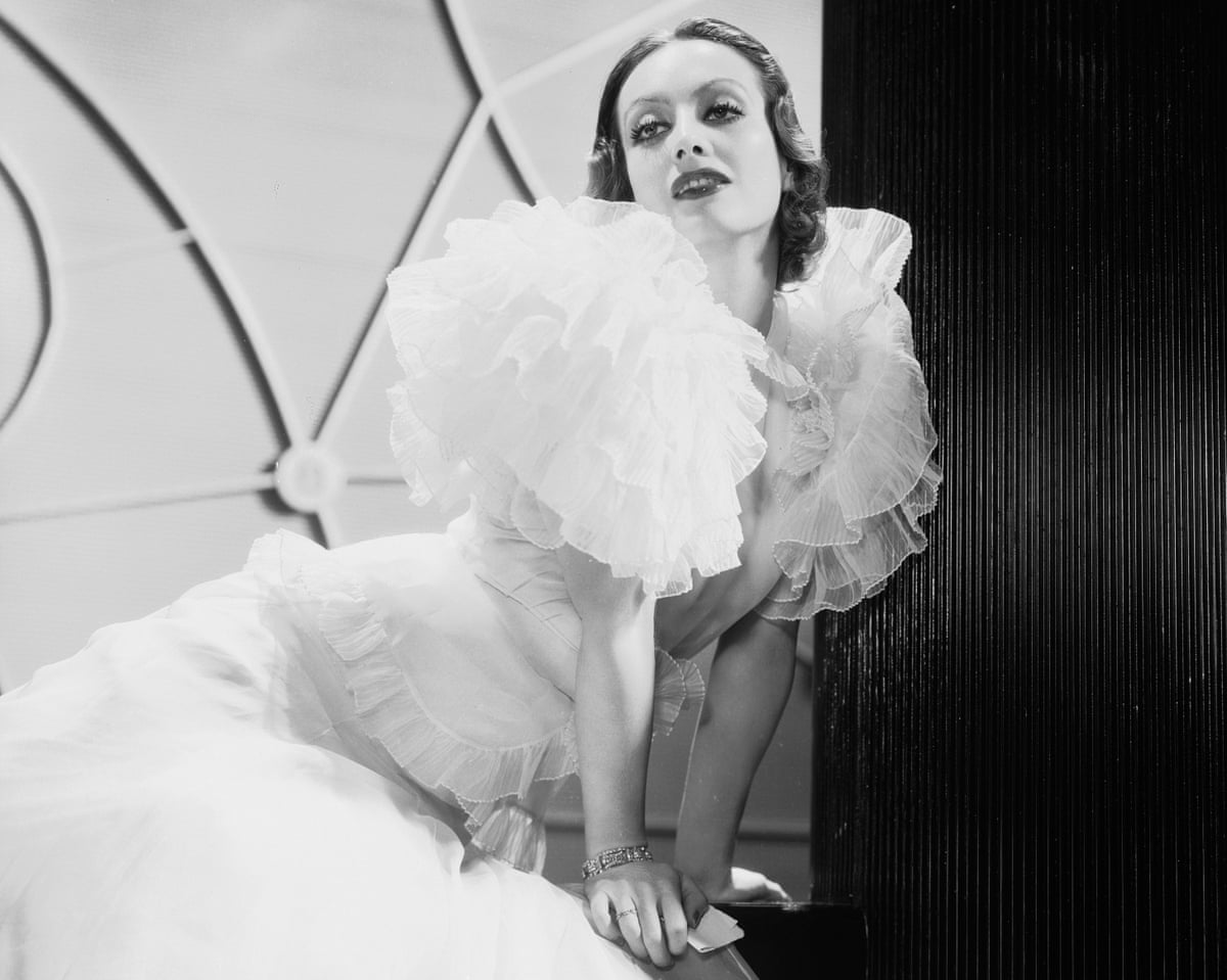 Joan Crawford in the Letty Lynton dress designed by Adrian.