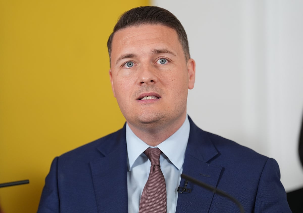 Wes Streeting speaking the launch of the women's health strategy at the Bridge in Southwark this morning.