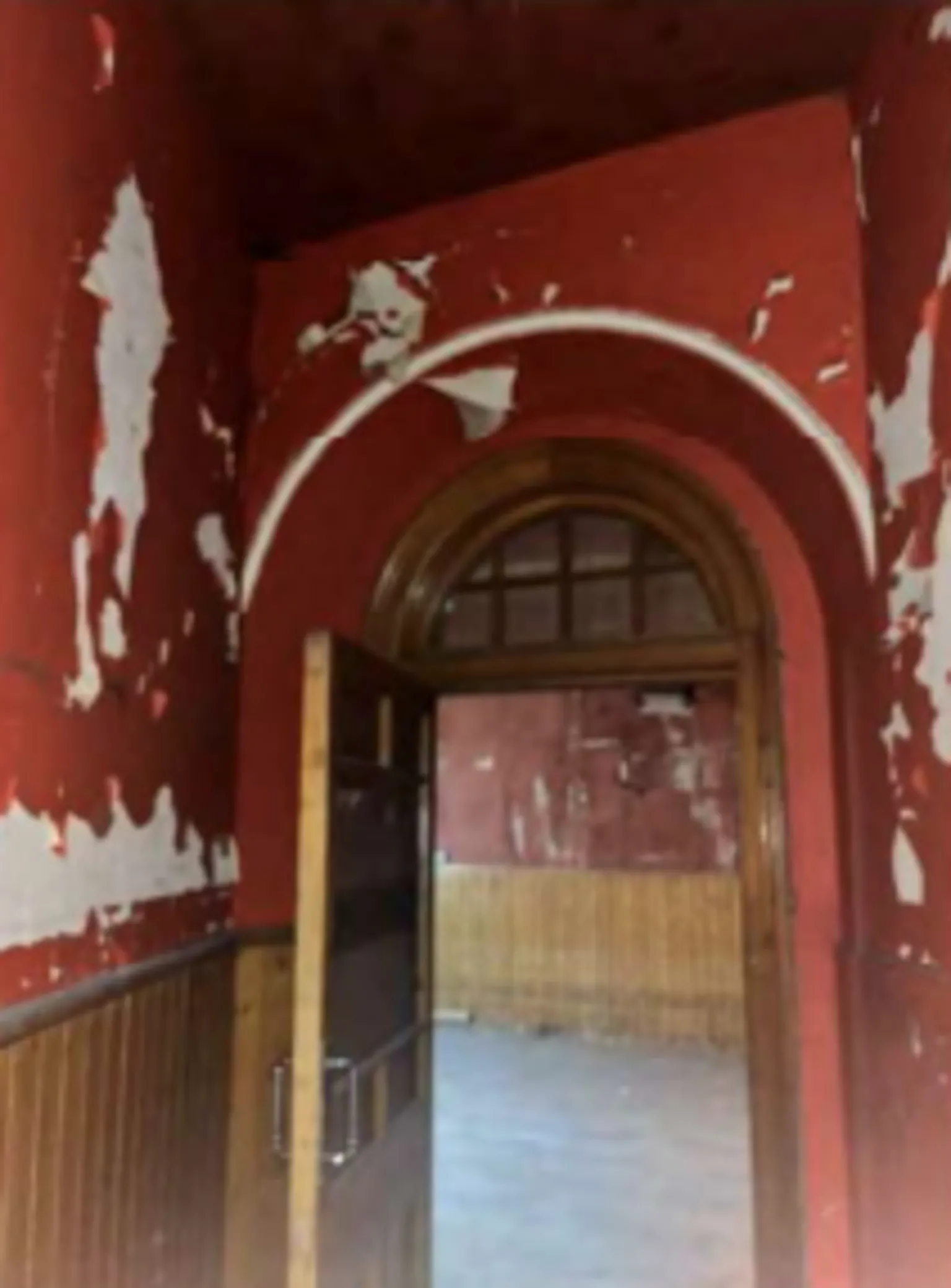 City of Edinburgh Council A general view of a doorway inside the former monastery.