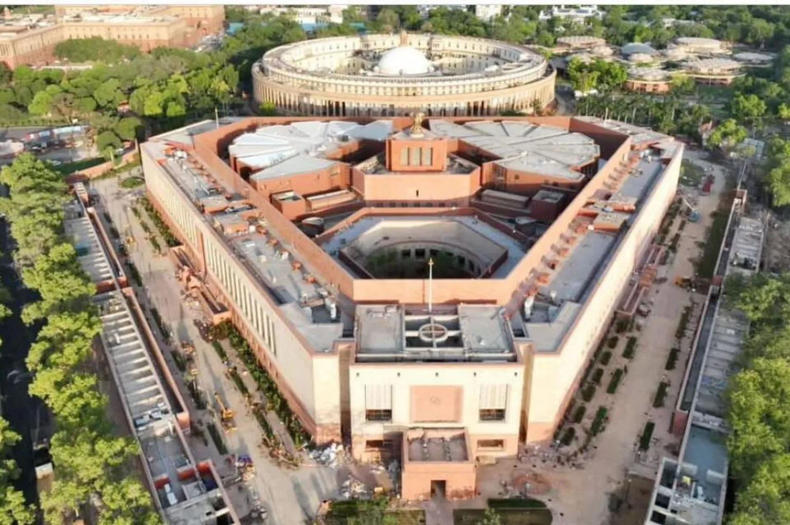  The new parliament building in Delhi has a 880-seat capacity