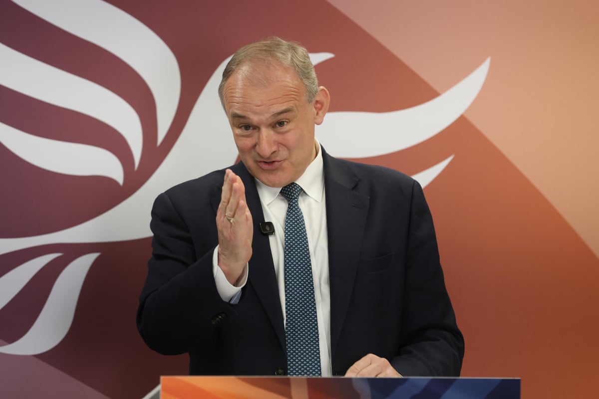 Ed Davey earlier this month in London