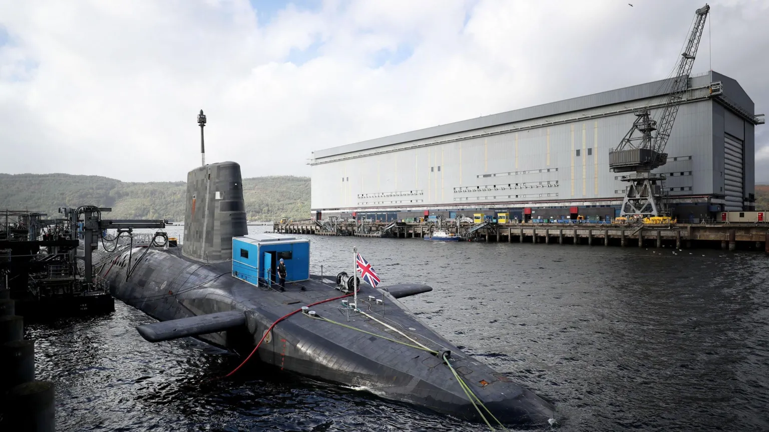  HM Naval Base Clyde, Faslane, is the home of Britain's nuclear deterrent