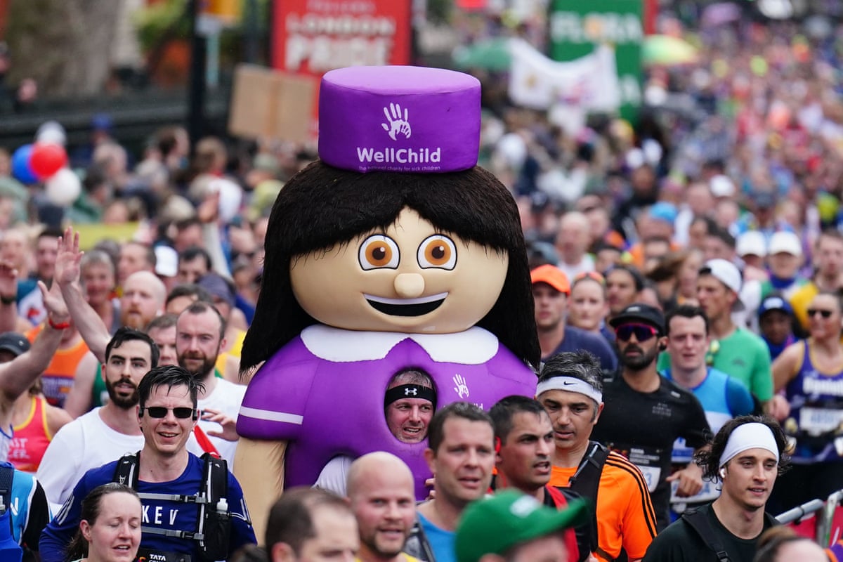 Many of the legitimate runners take part for a charity … and the costumes are all part of the fun.