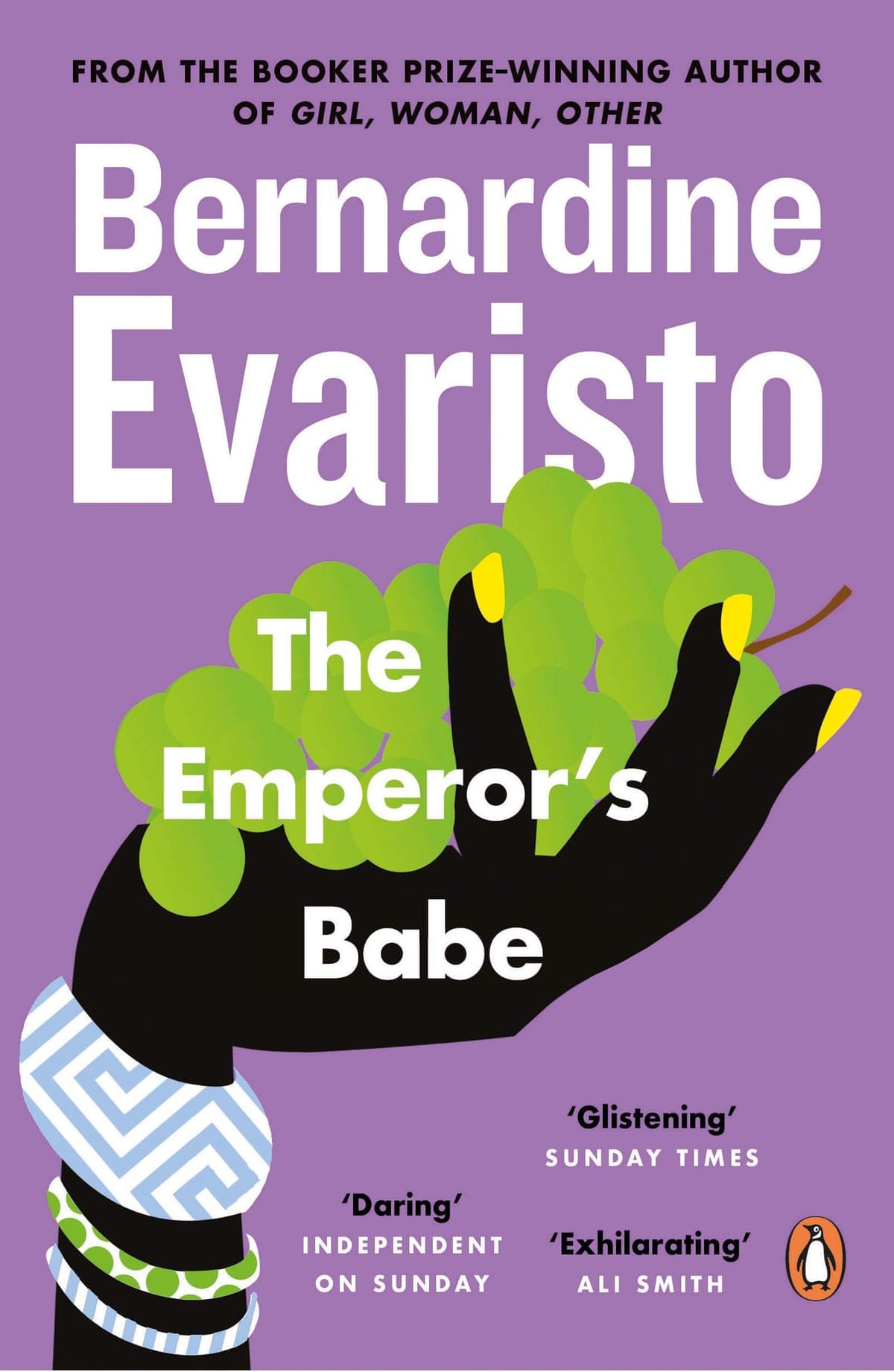 The Emperor’s Babe book cover with black hand holding grapes
