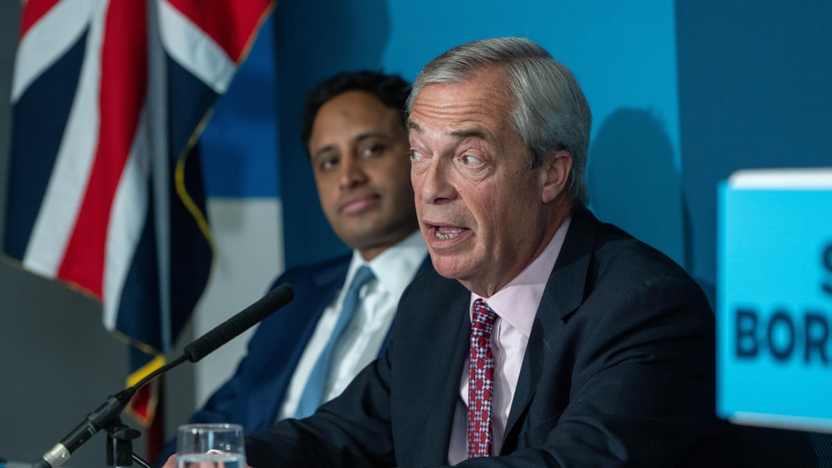Nigel Farage and Zia Yusuf hold press conference on asylum grants - watch live