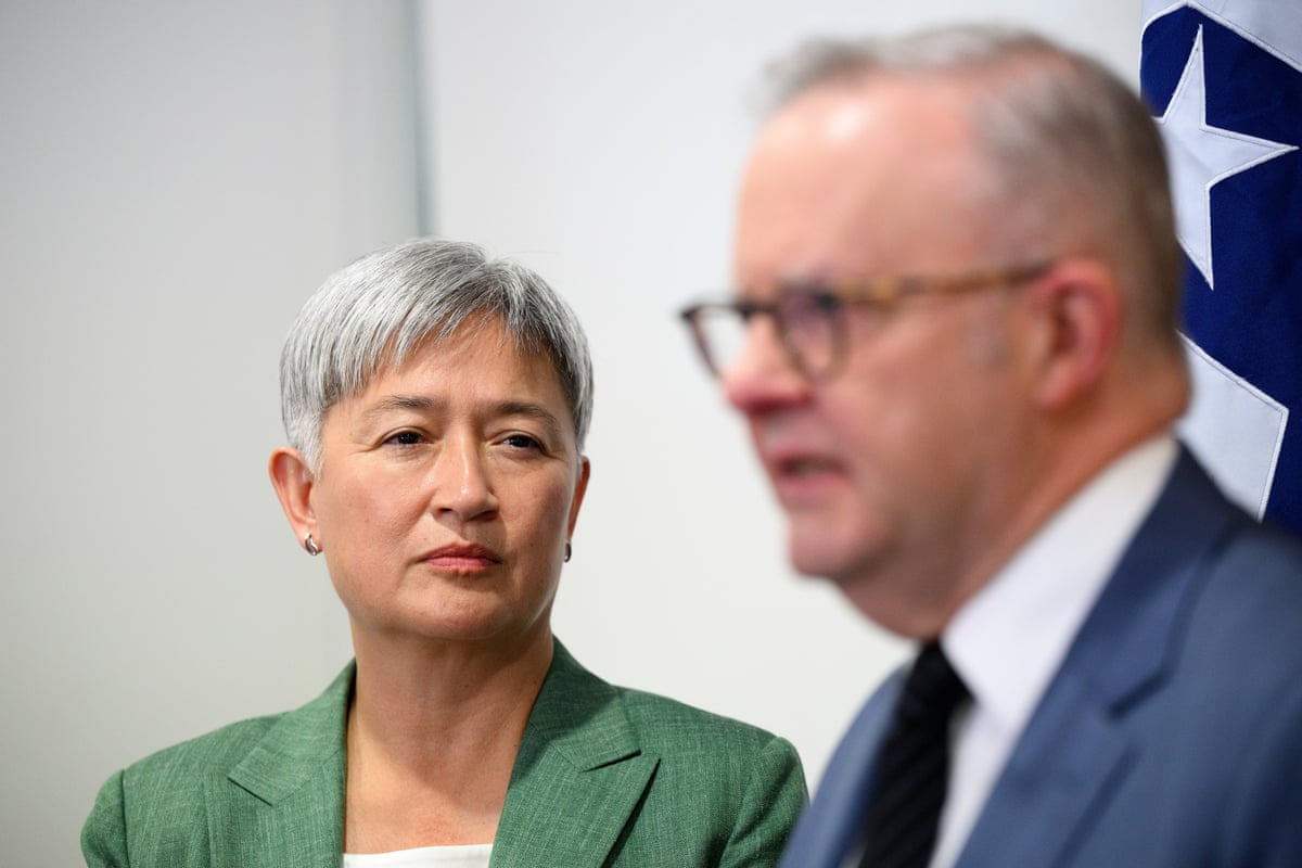 Penny Wong and Anthony Albanese