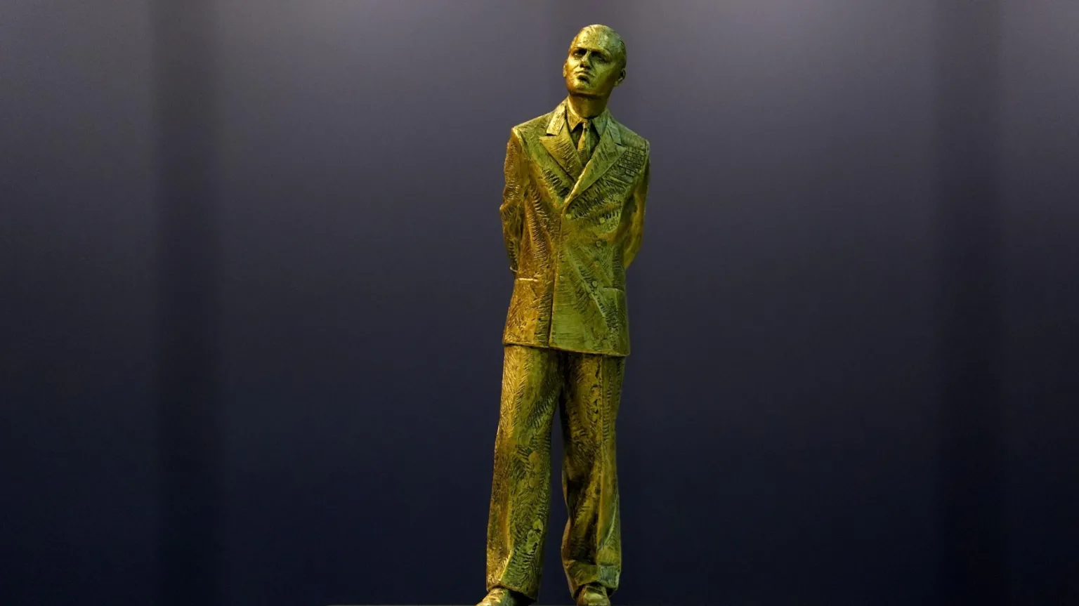  A statue of Prince Philip in the memorial to the late Queen Elizabeth