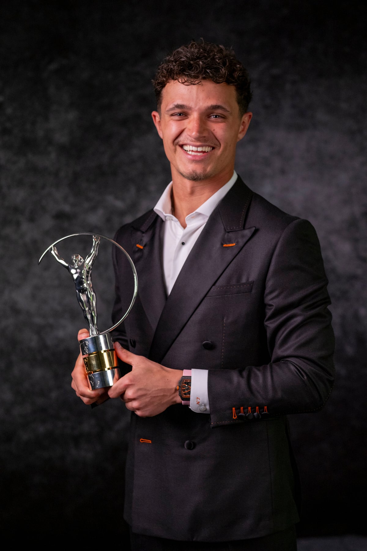 Lando Norris is revealed as winner of the Laureus Breakthrough of the Year Award