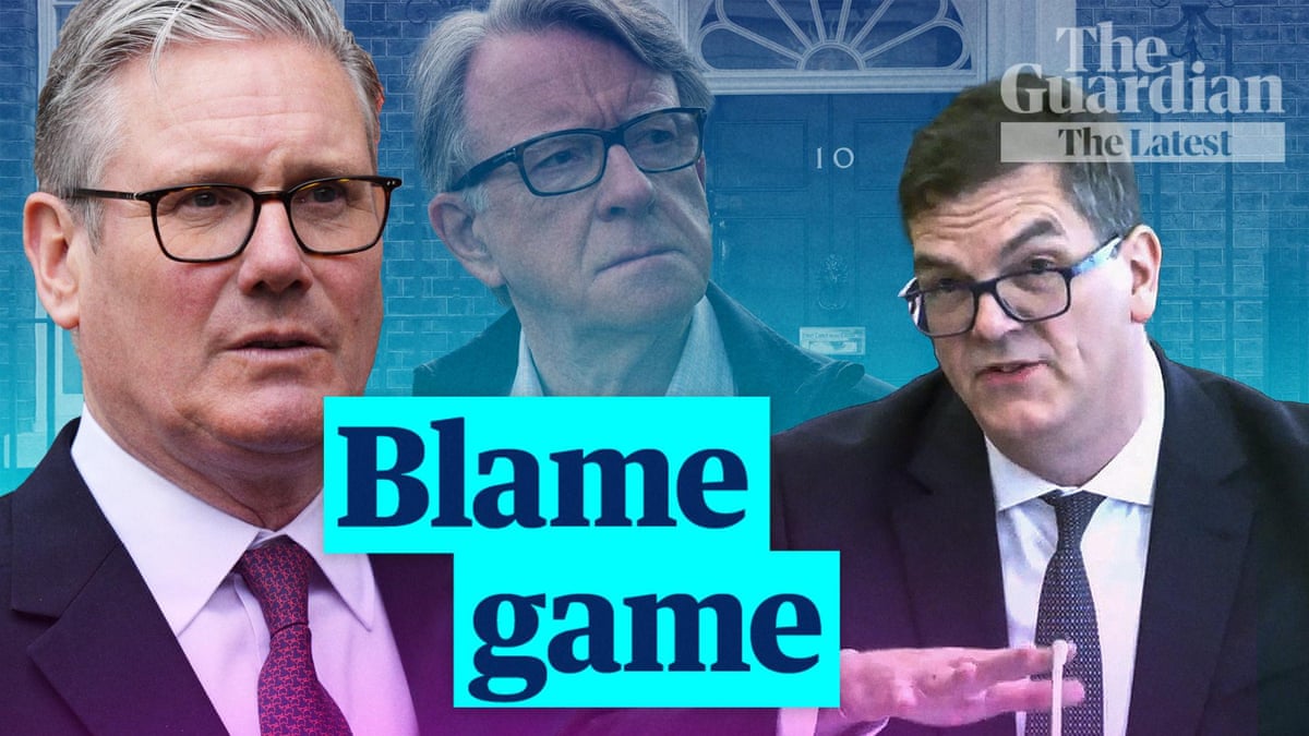 Mandelson vetting row: Starmer v Robbins blame game deepens - The Latest