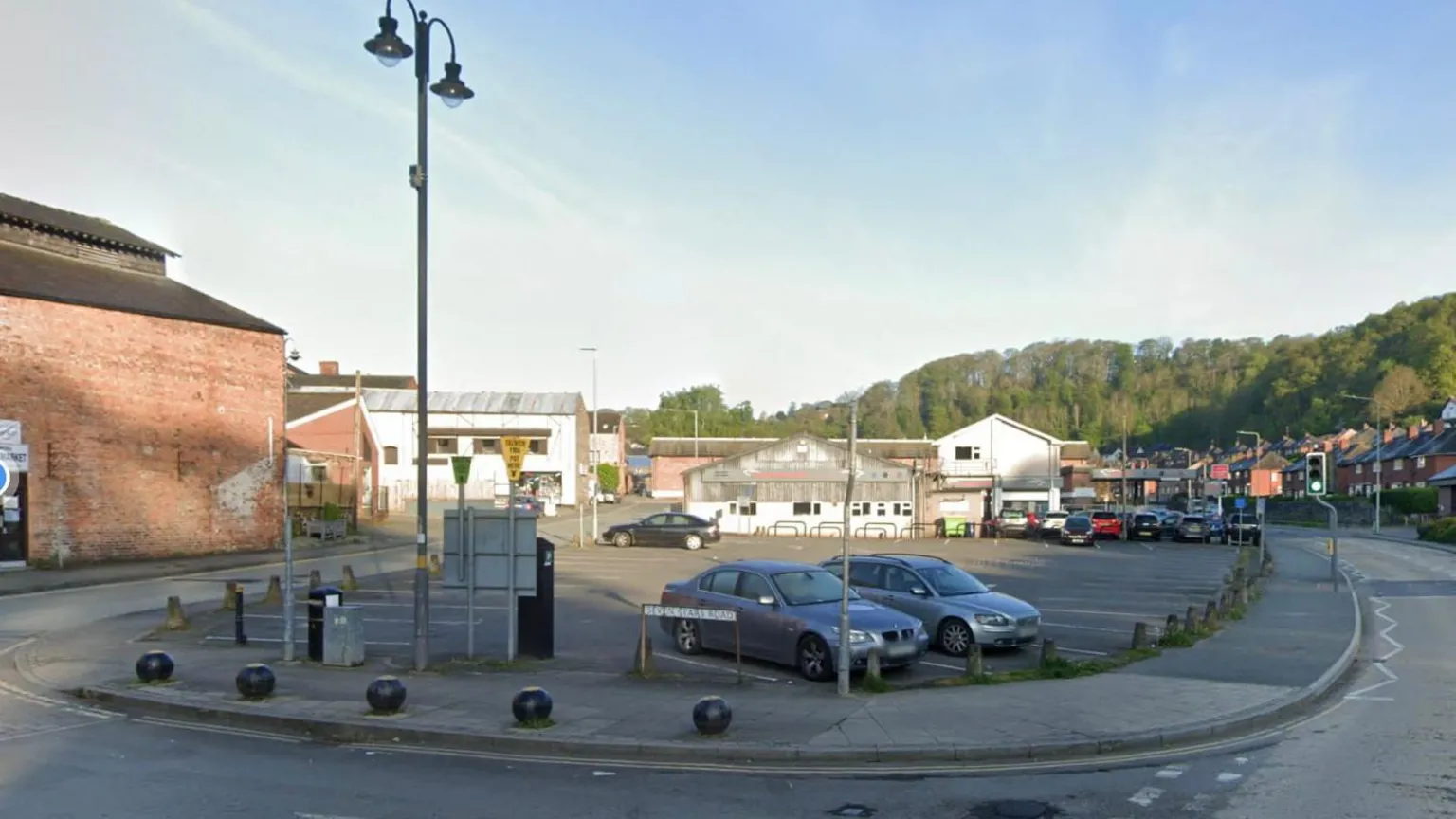 Google A street view image of a car park