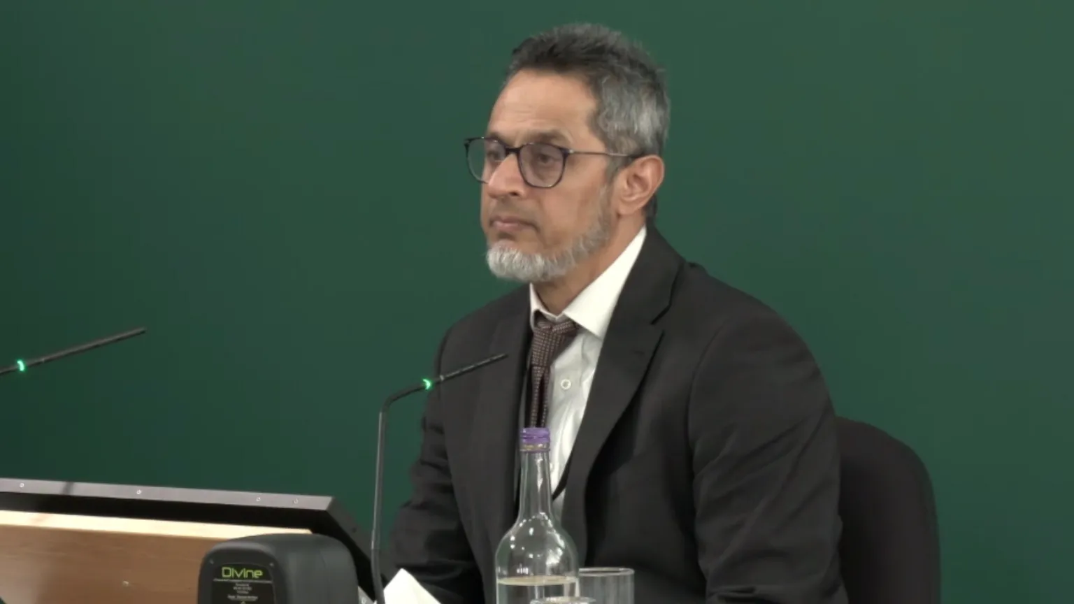 The Nottingham Inquiry Dr Faizal Seedat giving evidence at the Nottingham Inquiry. 