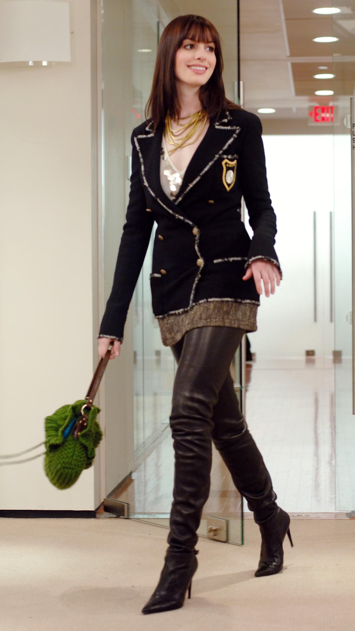 Anne Hathaway in a Chanel jacket in the original film