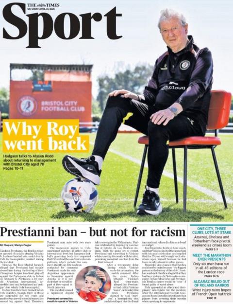 Times back page