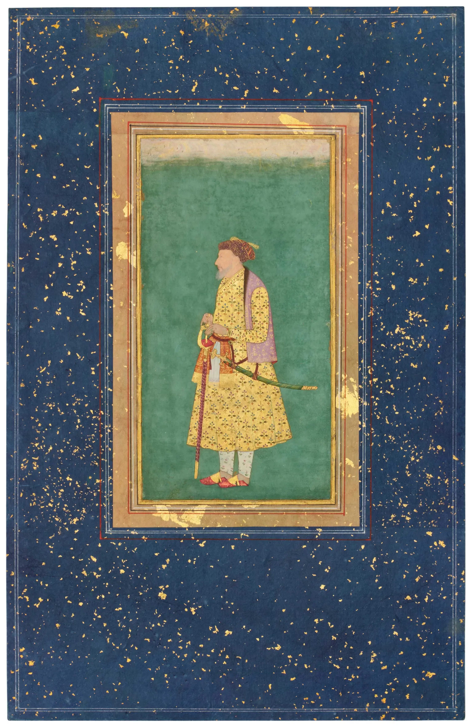 AFP via Painting of Afzal Khan 'Allami, the patron of the astrolabe, attributed to Balchand. Circa 1638