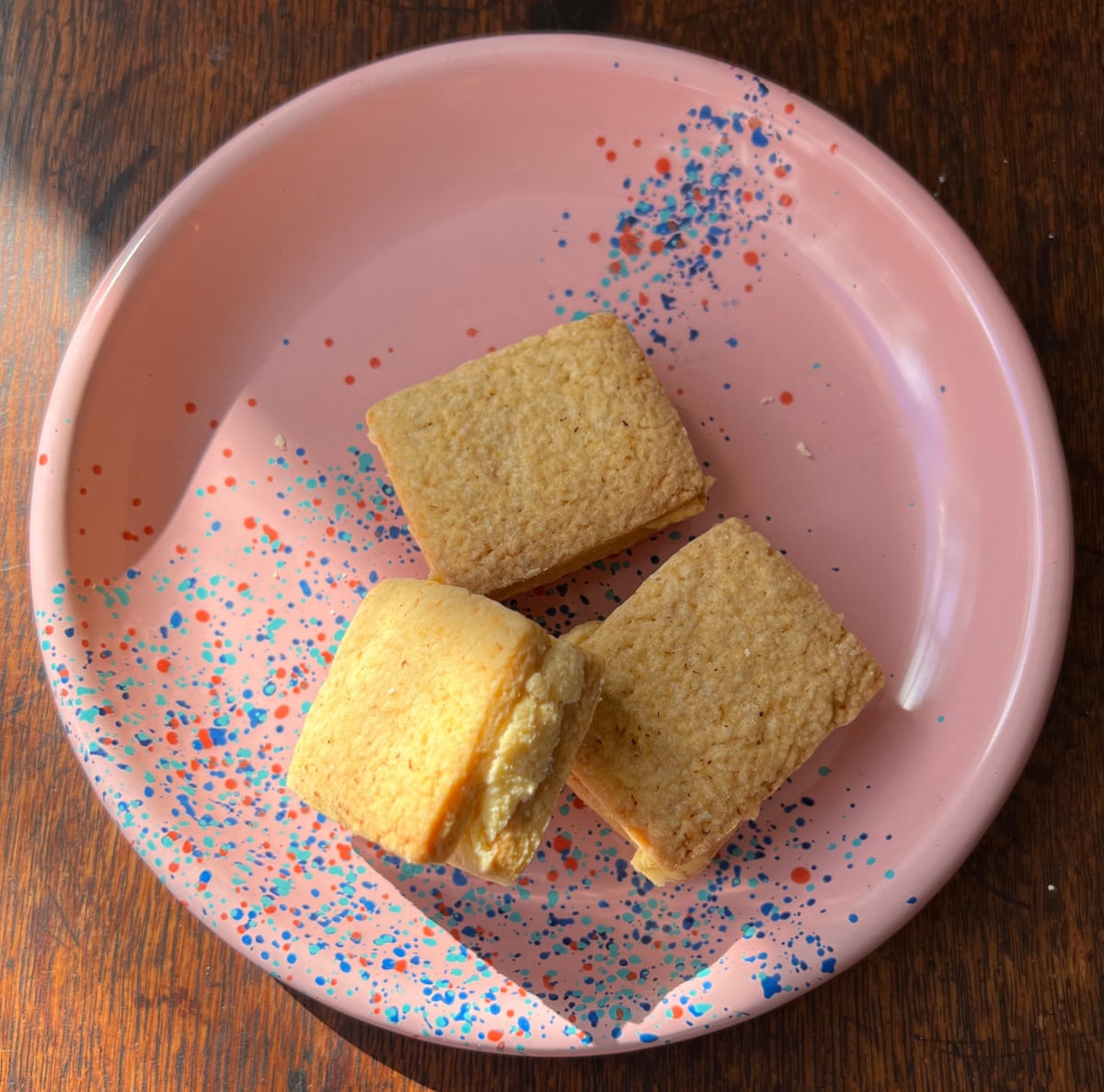 Nicola Lamb freezes her dough briefly before cutting, which helps the biscuits hold their shape in the oven.