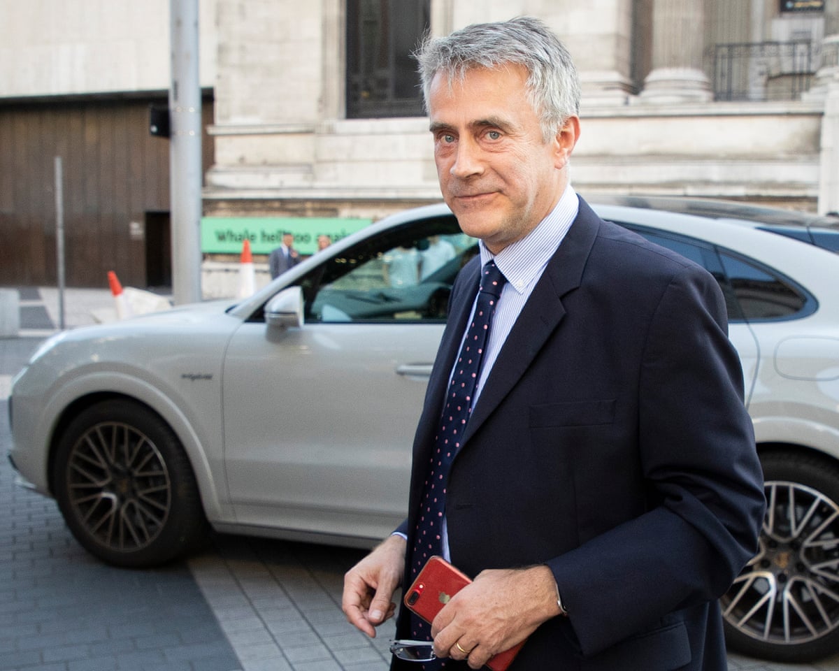 Christopher Harborne arrives at the V&A Museum during the Conservative summer party.