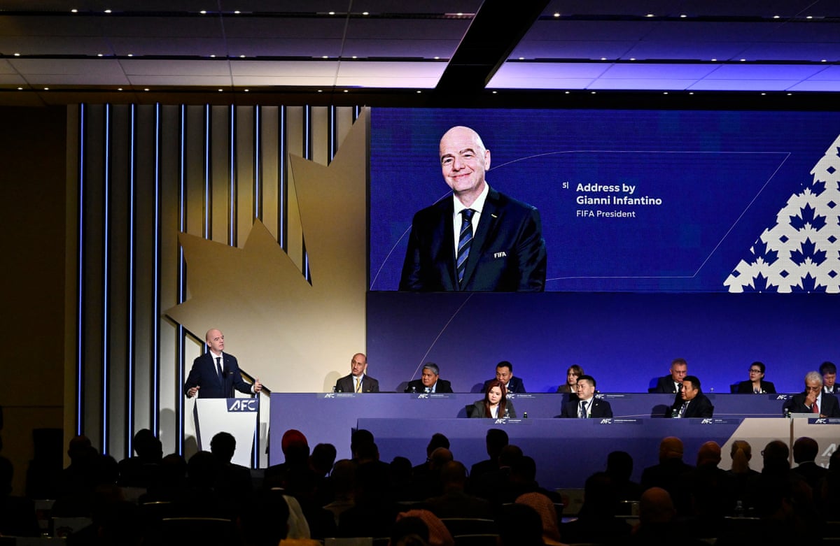 Gianni Infantino at Fifa Congress in Vancouver.