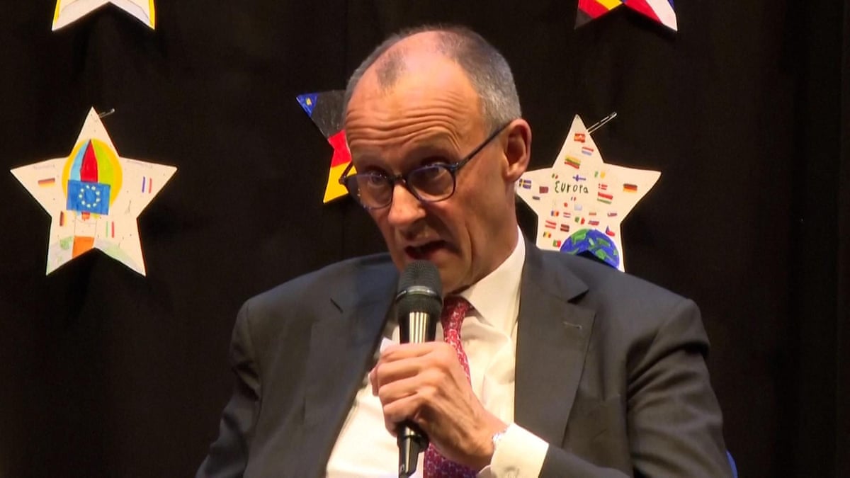 US is being humiliated by Iran, says German chancellor – video