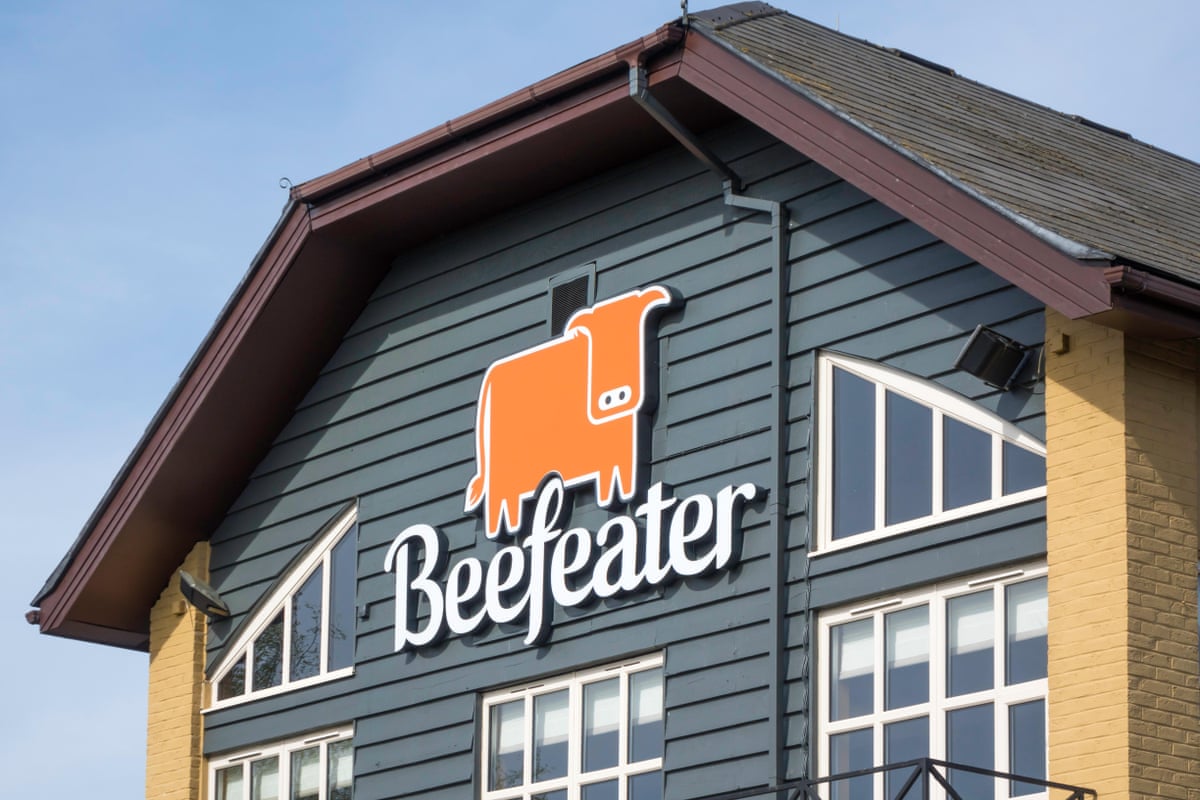 Beefeater restaurant in England.