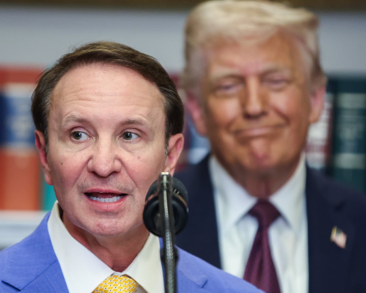 Jeff Landry and Donald Trump