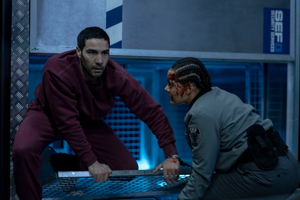 Izuka Hoyle and Tahar Rahim in Prisoner.