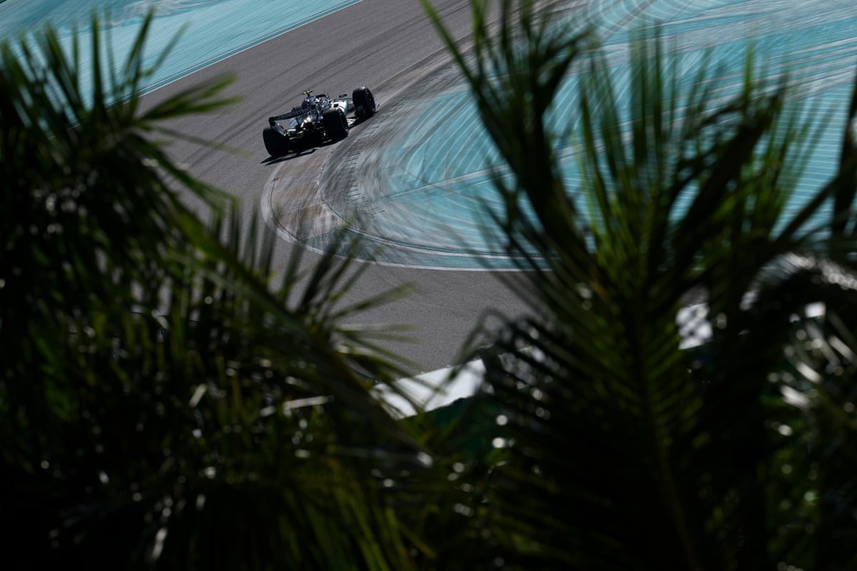 Kimi Antonelli in action in Miami.
