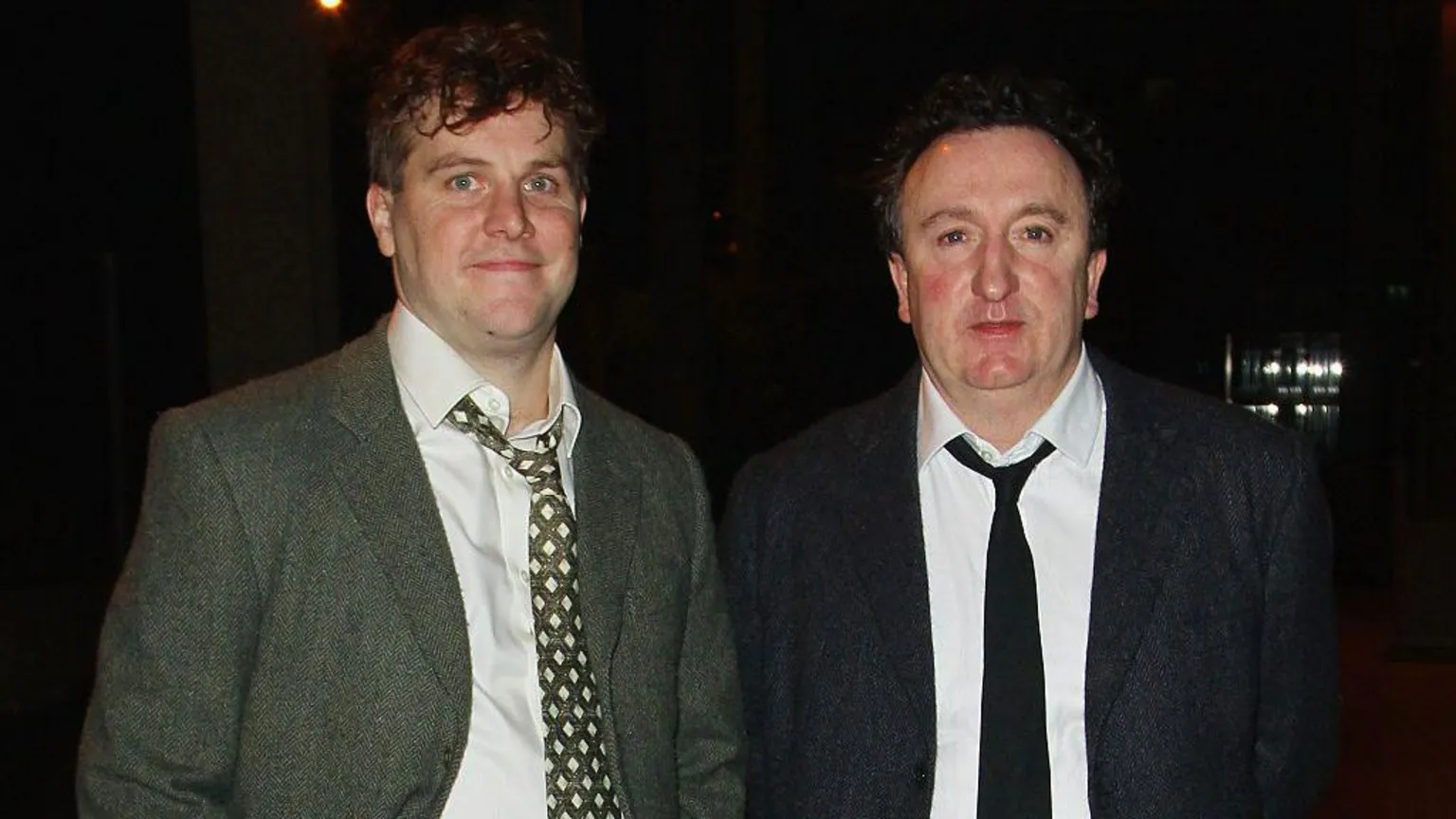 Getty/Phillip Massey/GC Images) DUBLIN, IRELAND - OCTOBER 11: Peter Coonan and Gary Lydon appear on the Saturday Night Show on October 11, 2014 in Dublin, Ireland. (Photo by Phillip Massey/GC Images)