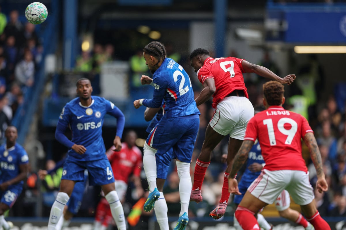 Taiwo Awoniyi scores with a brilliant header!