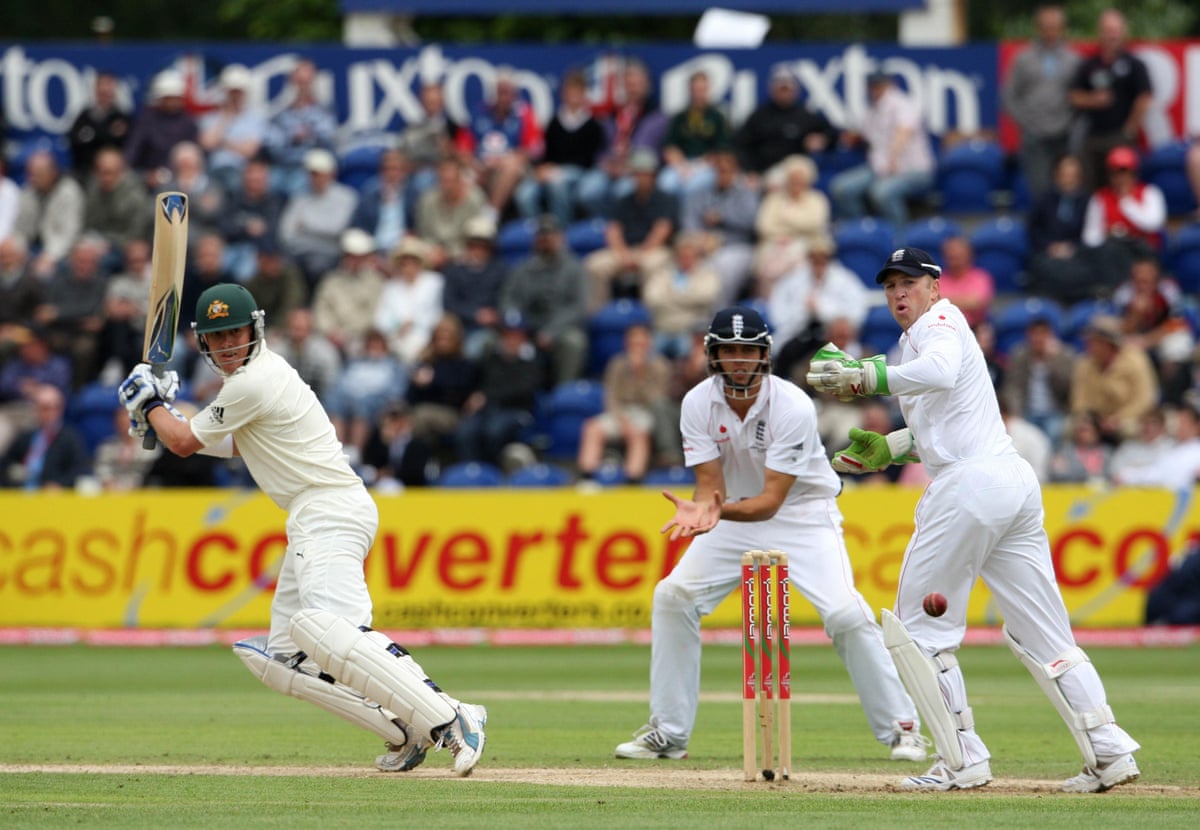 Marcus North bats during the 2009 Ashes Test in Cardiff